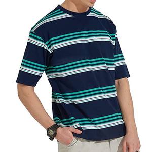 Último Diseño Casual de Color Sólido para Hombre, Hombros Caídos, Corte Holgado, 100% Algodón Tejido, Ecológico, de Secado Rápido, Transpirable y Duradero - Product Image 5