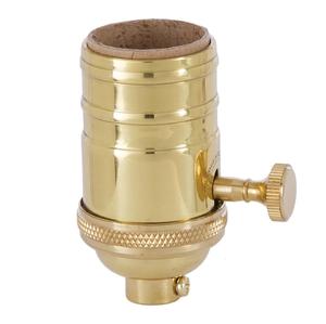 Retro Đồng kéo chuỗi chuyển đổi E27 vít trong đèn ổ cắm treo đèn chủ cho DIY phụ kiện chiếu sáng - Product Image 5