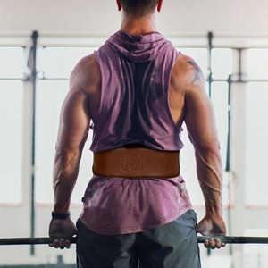 Wholesale Leather Weightlifting Belts Deadlifting Compression Back Support Powerlifting Workout Belt - Product Image 3