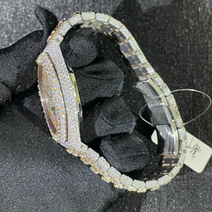 Montre de laboratoire en diamant de qualité supérieure sur la montre glacée en diamant de laboratoire DEF à prix d'usine - Product Image 2