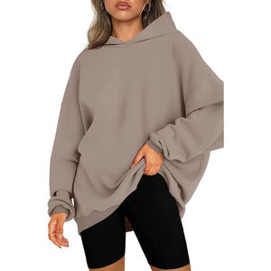 Sweat à capuche tissé couverture tapisserie vêtements d'automne pour femmes grande taille haut court à capuche pour femmes - Product Image 4