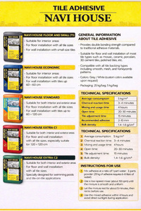 Adhesivo para Azulejos a Base de Cemento Navi House CTS, Bolsa de 25 kg - Product Image 6