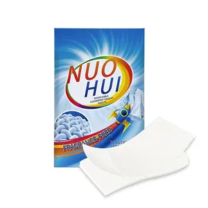 Eco-Friendly Unscented Biodegradable Plastic Free Liquidless Laundry Sheets Detergent For Sensitive Skin