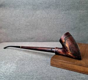 Pipa de Madera para Fumar Cigarros con Acabado Pulido, Pipa de Tabaco Hecha a Mano de Primera Calidad - Product Image 3