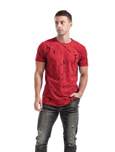 Camiseta de Hombre Roja con Logotipo Frontal, Manga Corta, Corte Regular, Cuello Redondo, Tejido de Punto, Casual, Transpirable, de Secado Rápido, Ecológica, de Poliéster - Product Image 3