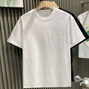Camisetas Casuales de Verano para Hombre, 100% Algodón, Cuello Redondo, Antiarrugas, Secado Rápido, Transpirables, Manga Corta - Product Image 3