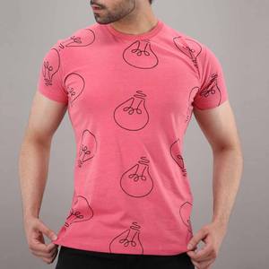 100% camisetas de sublimación de sensación de algodón y poliéster, camisetas de microfibra personalizadas con impresión Digital, espacios en blanco lisos de tamaño de EE. UU. - Product Image 3