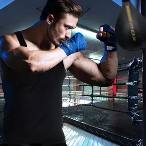 Großhandel hochwertig Boxen MMA Training Leder Speed Bag Punch Bag Boxen Übung Speedball Fitness Training mit Schwenk