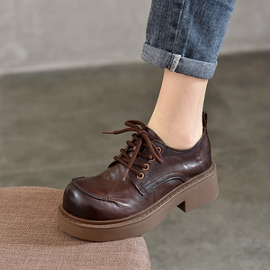 Chaussures Derby en cuir pour homme de qualité supérieure, à lacets, confortables, décontractées, formelles, pour le bureau - Product Image 3