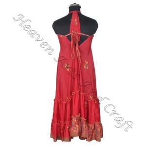 SD018 indien pakistanais coton Saree/Shari/Shari Hippy Boho Style moderne nouvelle robe en soie Vintage avec Style indien moderne - Product Image 6
