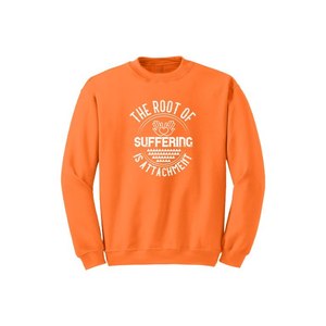 Sudadera de mezcla de algodón con temas de Buda Estampado Estilo informal 12 opciones de color 260-280 Colocación de diseño personalizable GSM pesado - Product Image 2