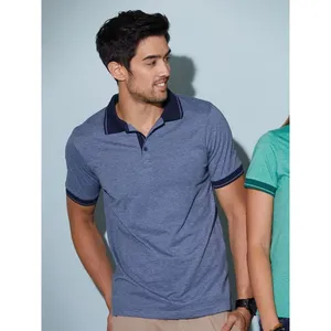 Camisetas Polo Personalizadas para Hombre en Color Heather para Artículos Promocionales - Product Image 1