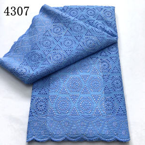 4307 africain nigérian dentelle tissus 2025 dernière haute qualité suisse Voile coton dentelle à dubaï <span class=keywords><strong>austra</strong></span> suisse pour les femmes robe - Product Image 4