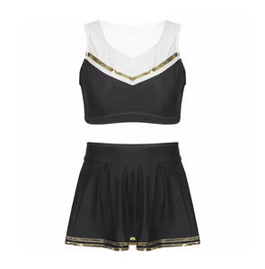 Uniforme de Animadoras Personalizado, Ajuste Cómodo, Tela Transpirable, Diseñado para Prácticas, Eventos, Juegos y Actuaciones - Product Image 1