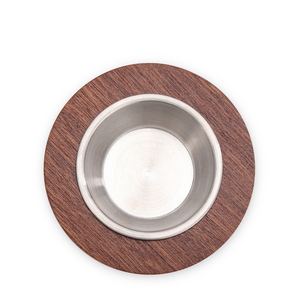 Luxury Round Wood Incense Burner With Metal Cup & Arabic Calligraphy Design Modern <b>Oud</b> <b>Bakhoor</b> Holder for Home Decor & Gifting - Product Image 3