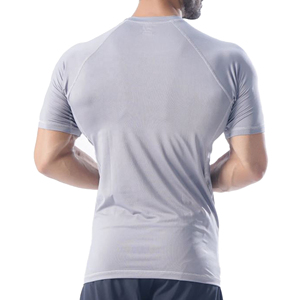 Camiseta de compresión Fitness Wear Workout Swim Rash Guard Tops Athletic Quick Dry Gym Beach Wear Natación Camisetas Hombres - Product Image 2