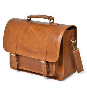 Leather <b>Briefcase</b>, Personalized Messenger Bag Women, Personalized Gifts for Him Leather <b>Briefcase</b> Man - Product Image 1