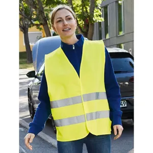 Gilet de sécurité personnalisé pour adultes avec autocollants et lumières réfléchissants pour produits promotionnels et merchandising - Product Image 1