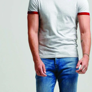 Nueva llegada estilo fresco deporte al aire libre personalizado camisetas en blanco cuello redondo multicolor Fitness gimnasio camiseta - Product Image 3