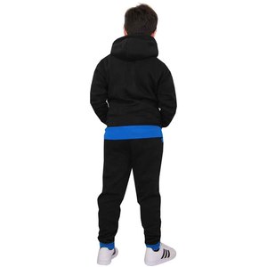 ชุดวอร์มเด็กสีดำและสีน้ำเงิน ผลิตในปากีสถาน รับสกรีนโลโก้ตามแบบ - Product Image 5