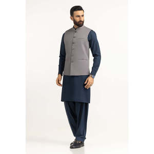 เสื้อกั๊กกันลมผู้ชายทรงเข้ารูป ดีไซน์ทันสมัย ติดกระดุม ผ้าแคนวาส โพลีเอสเตอร์ สำหรับกิจกรรมกลางแจ้ง-รุ่น WC-STY25-009 - Product Image 3