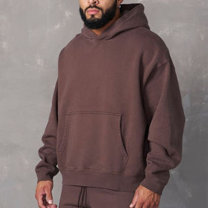 Survêtements de luxe de haute qualité personnalisés Yukaihe, vêtements de sport en gros, sweats à capuche unis pour hommes - Product Image 3