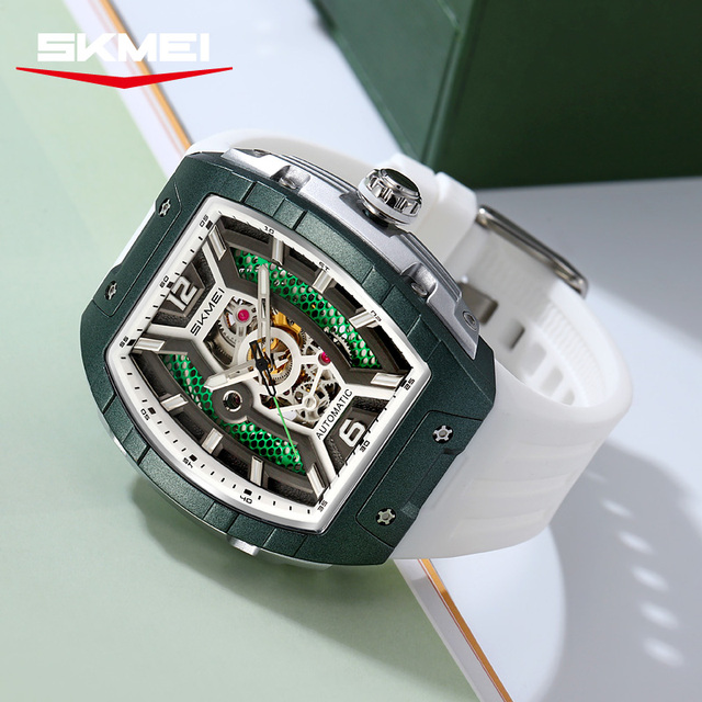 OEM/ODM Luxury Simple Square Business Men Watch Negotiate Price Automatic Movement Stainless Steel Band Guangzhou Factory