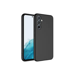 Funda de Silicona Líquida Antigolpes Netzy Safa Mara para Samsung Galaxy A14/A12/11Pro/A32/4G, Carcasa Trasera Suave Premium - Negra - Product Image 1