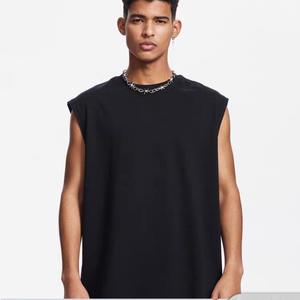 Débardeur Homme Personnalisé de Haute Qualité, Coupe Oversize Décontractée, Idéal pour la Gym et la Course, Sans Manches, Respirant, en Maille Tressée avec Logo Brodé - Product Image 2