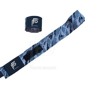 Bandes de boxe en néoprène unisexe, logo personnalisé, haute qualité, durables, antidérapantes, ruban élastique en coton, faciles à utiliser - Product Image 3