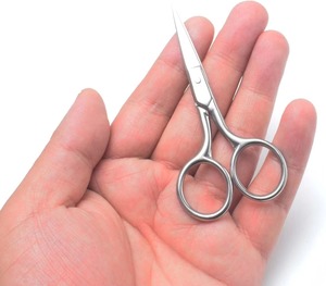 Top Quality Nail Scissors for <b>Manicure</b> Eyebrow Beauty Curved Cuticle Straight Design Stainless Steel Good Selling for Sale - Product Image 4