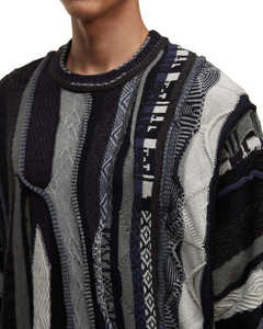 Sweat-shirt à col rond en coton 100% respirant, surdimensionné, épais, tricoté pour l'hiver, personnalisé pour homme - Product Image 5