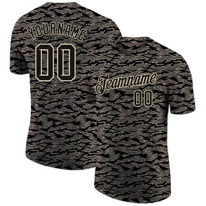 Directo Engro ropa deportiva al por mayor personalizado Camo negro rendimiento Salute To Service camiseta - Product Image 1
