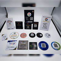 Tarjeta de Membresía de Pago sin Contacto de Google, Tarjeta de Visita NFC RFID, Mini Etiqueta con Banda Magnética, Chip EM4305 860-960mhz, Resistente al Agua