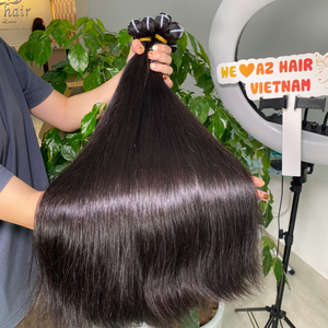Extensions de cheveux humains bruts Perruque droite à partir de 100% Cheveux vietnamiens bruts de qualité super doublement étirée - Product Image 5