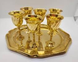 Brass <b>Wine</b> <b>Goblet</b> Handmade Engraved Chalice Vintage Metal Drinking Cup Antique Barware Wedding Gift Elegant Decorative Tableware - Product Image 6