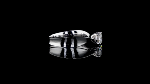 แหวนเพชรเม็ดเดี่ยวทรงคลาสสิกแบบมินิมอล |   เครื่องประดับสำหรับใส่ทุกวันและใส่ทำงาน - Product Image 3