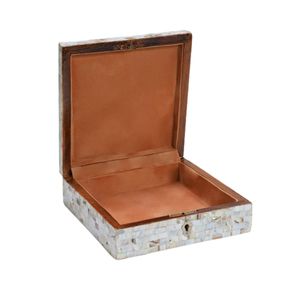 Cajas de Joyería Personalizadas Hechas a Mano con Madreperla, Pulimentadas para Regalos y Decoración, Venta al por Mayor Directa de Fábrica - Product Image 2