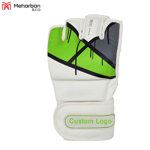 Muay Thai Sand Bag MMA Gants demi-doigts Gants MMA Gants en cuir de vachette véritable Gants MMA - Product Image 4