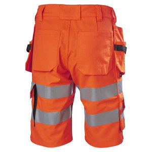 Hombres Alta Visibilidad Reflectante Trabajador Seguridad Carga Casual Multi-Bolsillo Construcción Pantalones Cortos Ropa de Trabajo - Product Image 6