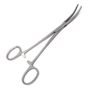 คีมหนีบล็อคสเตนเลสแบบโค้งคีมสำหรับผ่าตัดแบบแมนนวล - Product Image 1