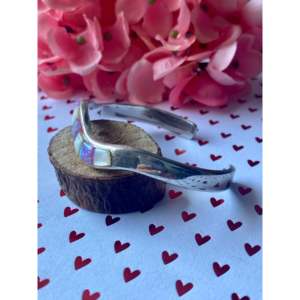 Vintage Navajo Multi-Stone & Sterling <b>Silver</b> <b>Cuff</b> <b>Bracelet</b> Fashion Jewelry - Product Image 4