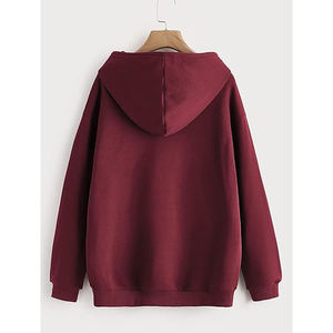 Sudadera con capucha para mujer Sudaderas con capucha de tela French Terry para una suavidad y calidez Premium Sudaderas con capucha de algodón de alta calidad con hombros caídos - Product Image 2