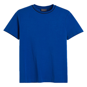 Vente en gros de vêtements d'été pour enfants de haute qualité T-shirt à manches courtes 100% coton Streetwear tricoté respirant avec logo personnalisé - Product Image 1