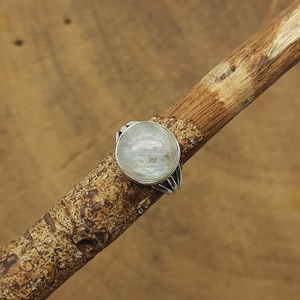 Rainbow Moonstone Triple Band <b>Ring</b> 925 Sterling Silver Bohemian Artisan <b>Crafted</b> Wedding/Party <b>Ring</b> Oval Cut Natural Anniversary - Product Image 1