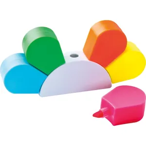 Evidenziatori Personalizzati a Forma di Fiore LILLIAN, Gadget Personalizzati per Prendere Appunti Efficacemente - Product Image 1