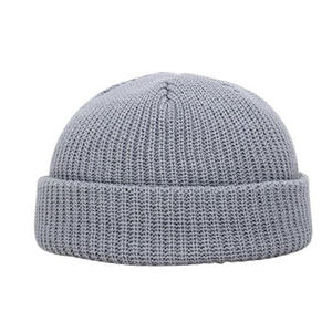 หมวกทรง Beanie maglia da Donna Uomo <span class=keywords><strong>Miki</strong></span> ลายคลื่นใน maglia trawler Beanie หมวกสีทึบของผู้ชาย - Product Image 2