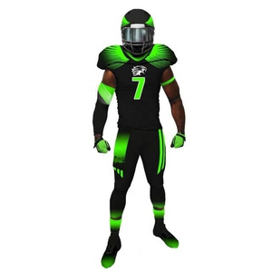 Uniformes de football américain pour hommes, avec sublimation personnalisée, brodée par l'équipe, hauts avec des tissus haut de gamme, vêtements de sport - Product Image 4