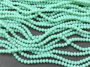 Wholesale 8mm Bright Pastel Solid Color Lampwork Smooth Glass <b>Beads</b> Heart Pattern Rondelle <b>Loose</b> Crystal Material for Jewelry - Product Image 4