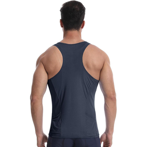2025 Top OEM personnalisé 100% coton hommes débardeur col en v respirant séchage rapide Premium vêtements motif imprimé personnalisable en gros - Product Image 4